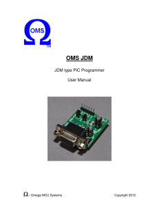 OMS JDM - One Byte CPU