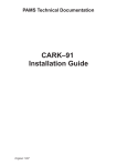 CARK–91 Installation Guide