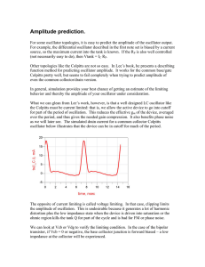 Oscillator Notes 2