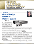 PAR Grace Design m906 Review
