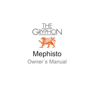 Mephisto manual v. 1.2_Antileon Signature Stereo manual.qxd