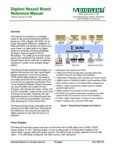 Digilent Nexys2 Board Reference Manual