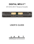 digital mpa ii™ user`s guide