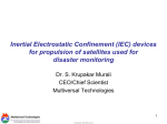 Inertial Electrostatic Confinement (IEC) devices for
