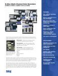 R-33xx Multi-Channel Data Recorders