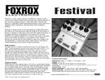 FESTIVAL Owners Manual.qxd