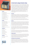 373-ELR Earth Leakage Protection Relay