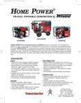 TRI-FUEL PORTABLE GENERATORS by