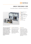 Data Sheet UMUX 1500-1200 Subracks 205.4 KB pdf