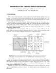 Introduction to the Tektronix TDS210 Oscilloscope