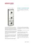 Signal Converter 3429 - Aanderaa Data Instruments AS