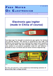 electronic gas igniter