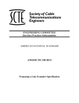 SCTE IPS SP-801, Rev 5