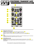 VACTROL GATE and GAIN amp input* GAIN VACTROL DRIVE