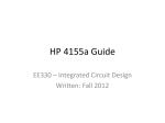 HP 4155a Guide