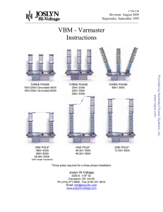 VBM - Varmaster Instructions - Northeast Power Systems, Inc.
