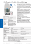 CO2 / Temperature / Ventilation Monitor with Data Logger