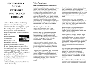VOLVO PENTA EXTENDED PROTECTION PROGRAM