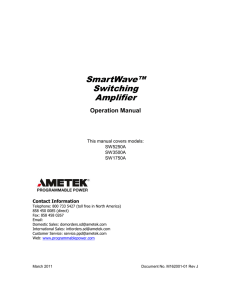 SmartWave™ Switching Amplifier