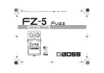 BOSS FZ-5 Owners Manual