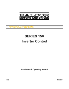 SERIES 15V Inverter Control