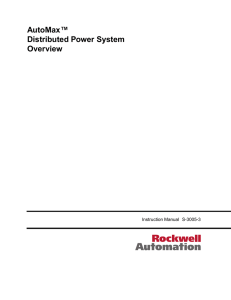 AutoMax™ Distributed Power System Overview