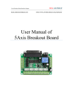User Manual of 5Axis Breakout Board