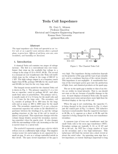 Tesla Coil Impedance