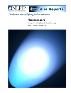 Photosensors - Lighting Research Center