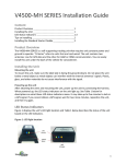 V4500-MH SERIES Installation Guide