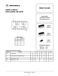 quad 2-input exclusive or gate sn54/74ls86