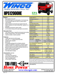 HPS12000HE TRI-FUEL - Nexis Preparedness Systems