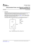 Using Standard Power-Over-Ethernet