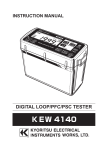 KEW4140 Instruction Manual