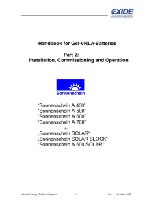 Handbook For Gel-VRLA-Batteries Part 2