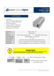 Linear Light Important LX150 – XXX – X* » Part Number Key