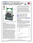 Chargebuster Jr. H/O with Emitter Cassette Installation, Operation