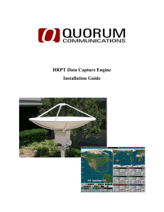 HRPT Data Capture Engine Installation Guide