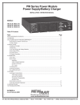 PM Series Power Module Power Supply/Battery Charger