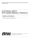electrical safety in pc based medical products