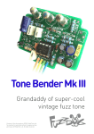Tone Bender Mk III - Fuzz Dog`s Pedal Parts