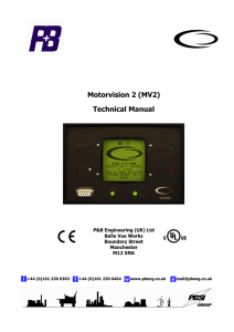 Motorvision 2 (MV2) Technical Manual