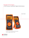 Keysight Technologies U1240 Series Handheld Digital Multimeters