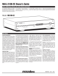 M5100-EX Instructions