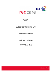 3G STU Installation Guide