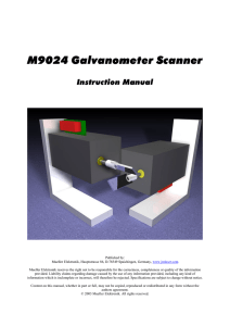 M9024 Galvanometer Scanner