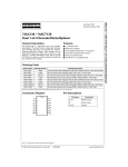 74AC139 * 74ACT139 Dual 1-of-4 Decoder