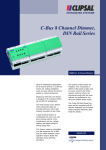 C-Bus 8 Channel Dimmer, DIN Rail Series