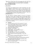 specification for vhf transreceiver and 12v power supply