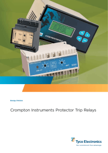 Crompton Instruments Protector Trip Relays